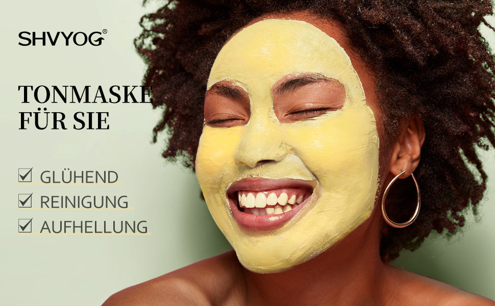 Tonmaske. Tiefenreinigung & Glow für strahlende Haut